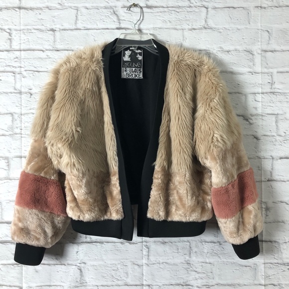 Young Fabulous & Broke Jackets & Blazers - YOUNG FABULOUS BROKE Medium Faux Fur Paris Jacket